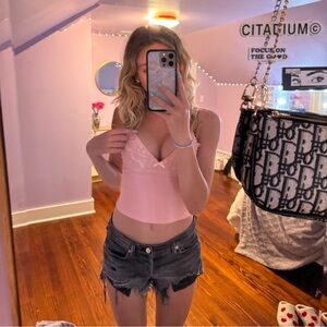 Free people we the free Jean shorts